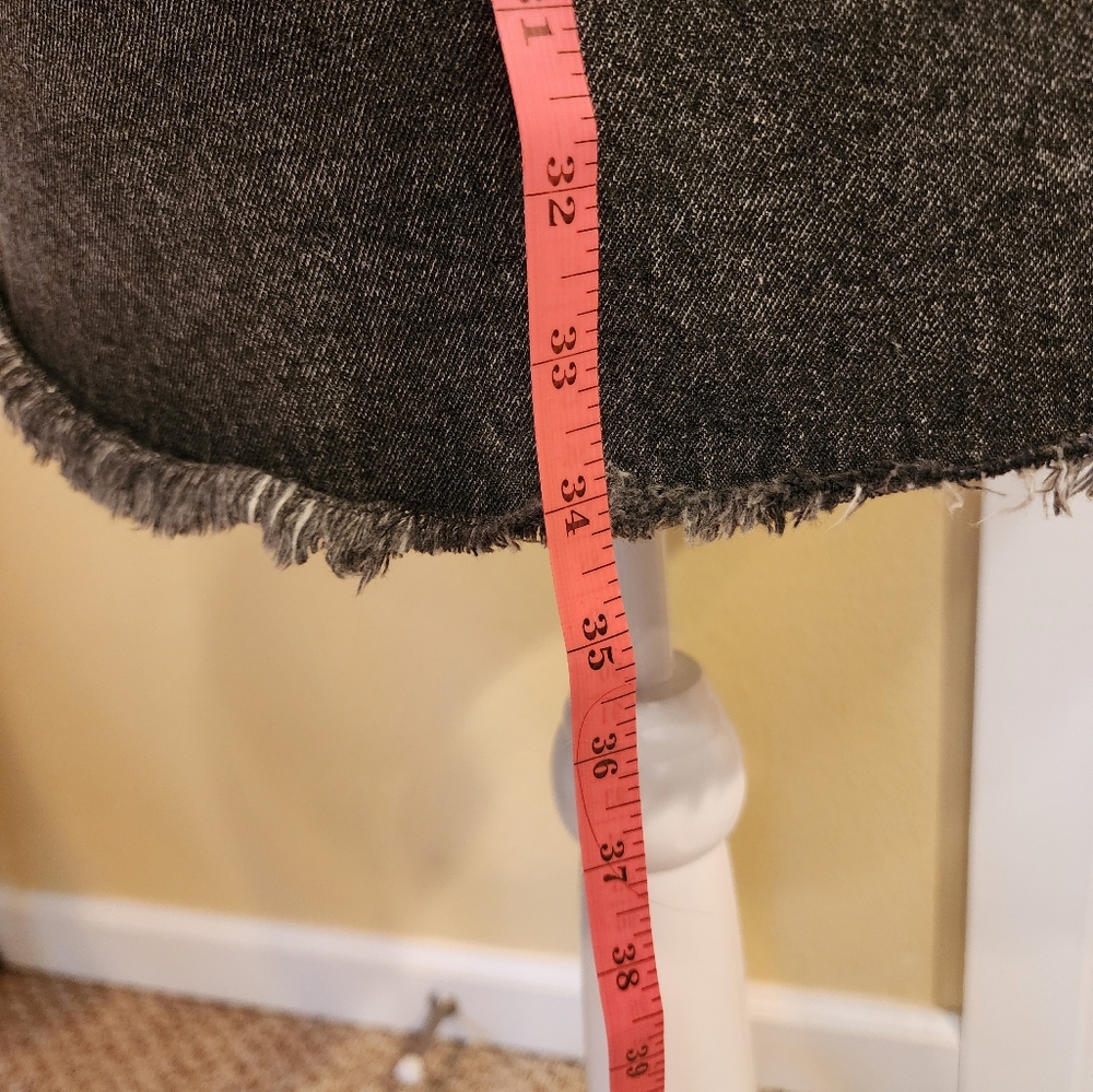 bohme Long Washed Charcoal Denim Jean Jacket - Picture 11 of 11